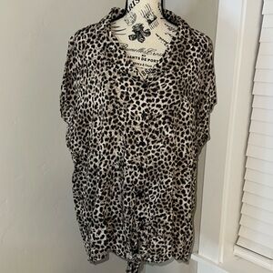 Torrid Leopard Print Blouse